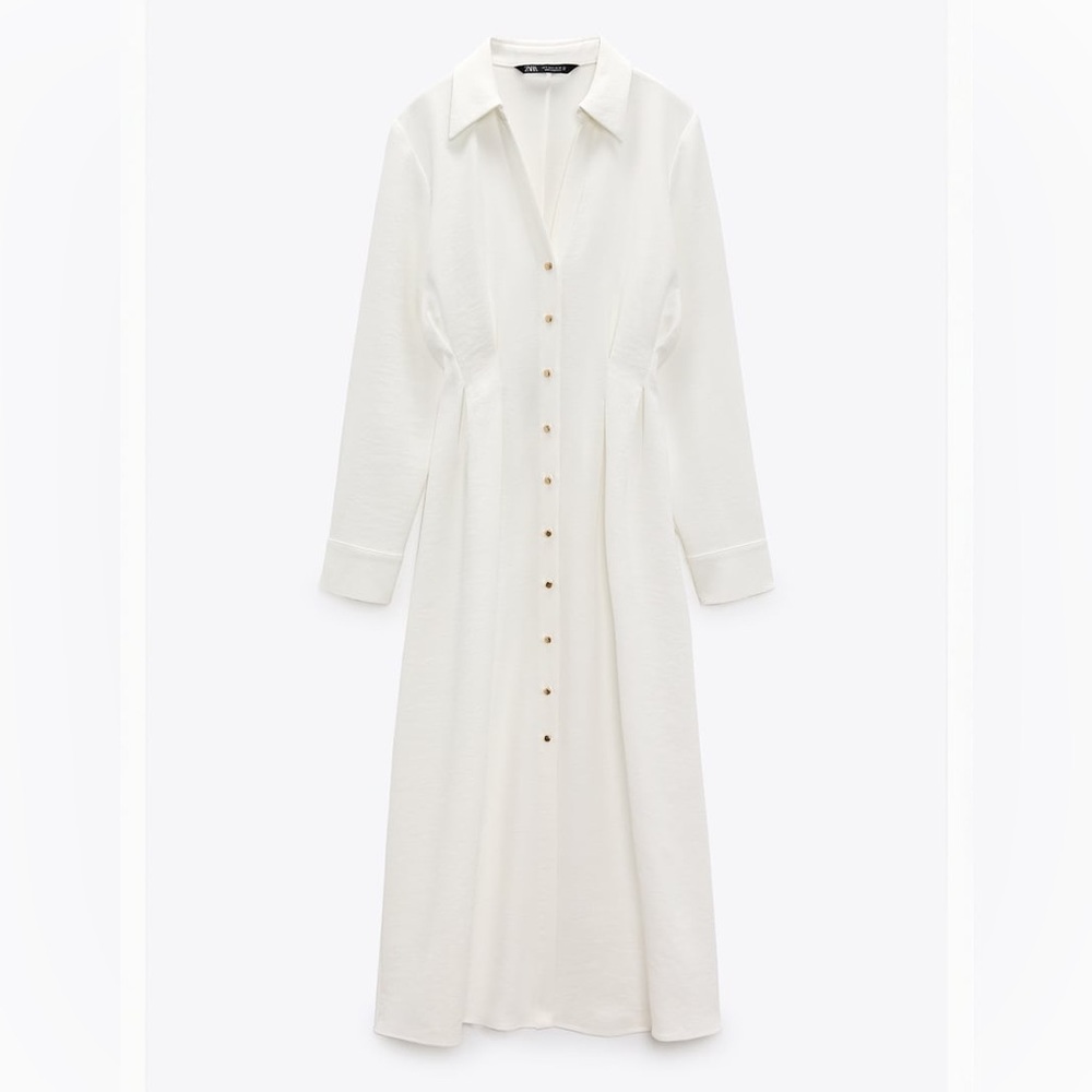 Zara Tailored Shirt Dress XS